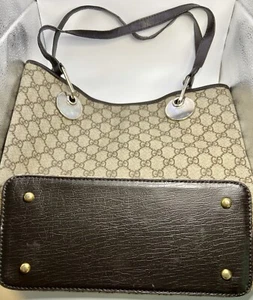 Vintage Gucci Monogram Medium Eclipse Tote Shoulder Bag - Picture 1 of 8