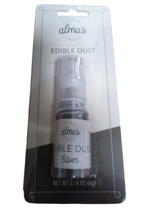 Alma's Edible Dust Silver 0.14 OZ - Picture 1 of 2
