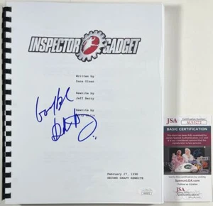 D.L. Hughley Signed Inspector Gadget Complete Movie Script Autograph JSA COA - Picture 1 of 1