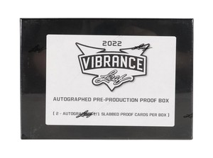 2022 LEAF VIBRANCE AUTOGRAPHED PRE-PRODUCTION PROOF MULTISPORT HOBBY BOX