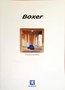 Peugeot Boxer Van Brochure 2001 - Picture 1 of 1