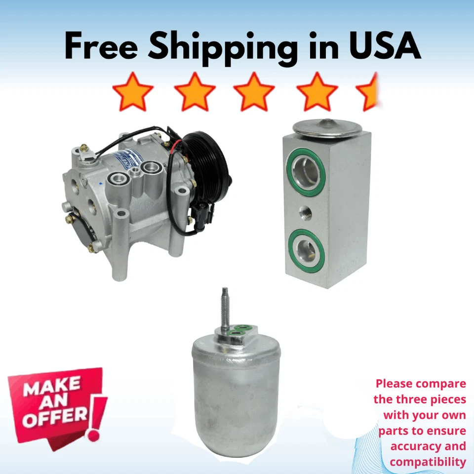 Kit Compresor A/C Fit Jaguar S-Type 2000-2003, Lincoln LS 2000-2005 Foto 1 de 4