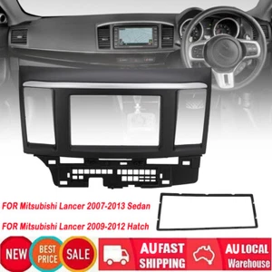 Car stereo radio Double-Din Facia Fascia dash kit Fits Mitsubishi Lancer 2007-13 - Picture 1 of 7