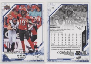 2019 Upper Deck CFL Blue Bo Levi Mitchell #34