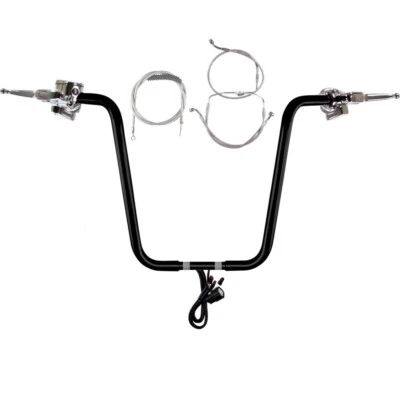 1 1 1/4 дюйма черный 18 дюймов дикий 1 руль CKit 2014-2016 Harley-Davidson Road King без АБС - Изображение 1 из 4