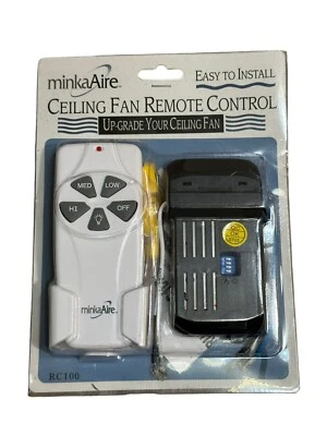 NEW MinkaAire Ceiling Fan Remote Control RC100 Light Dimming Control - Image 1 of 2