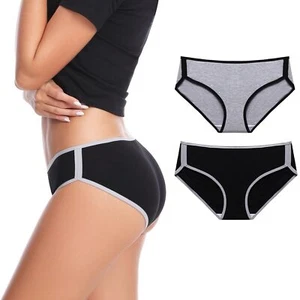 YA STYLE Damen Baumwolle Unterwäsche Sexy Stretch V-Taille Damen Freches Höschen L... - Bild 1 von 6