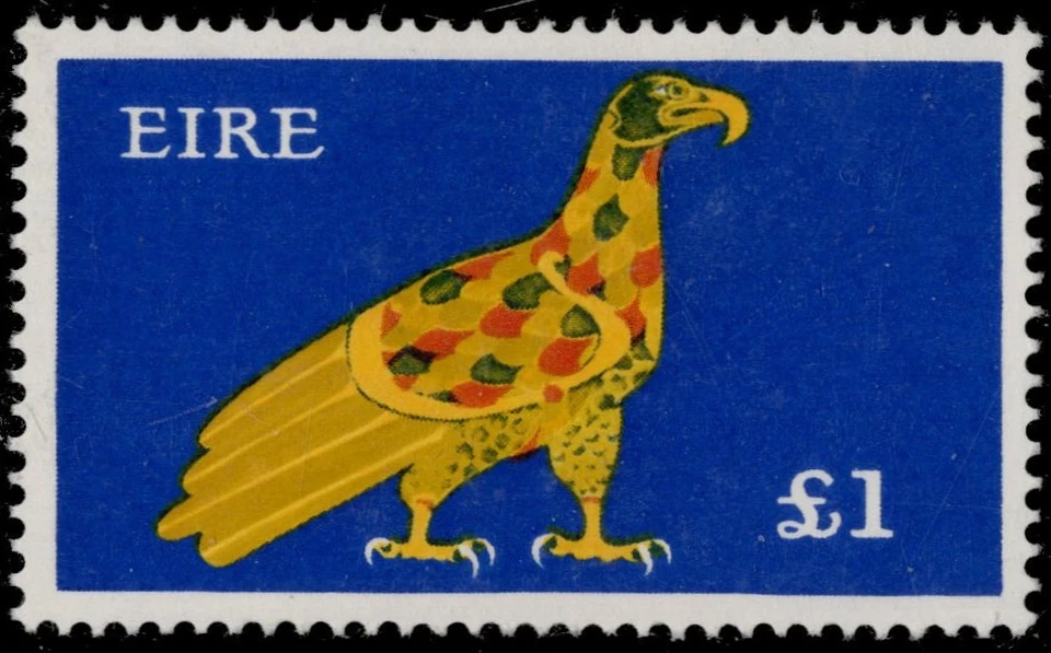 IRLANDA 359 (SG359) - Manuscrito Águila "1975 Ultramarino y Multi" (pc42308+) Foto 1 de 1