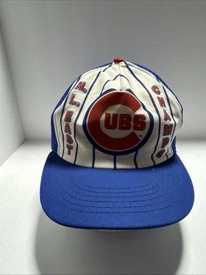 Chicago Cubs Vintage 1989 NL EAST Champions HAT Snap Back Universal Brand - Image 1 of 4