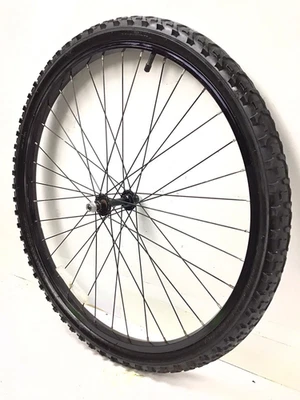 26" Bicycle Front Black Wheel with 1.95" Tire Mountain Bike #A15 - Image 1 of 3