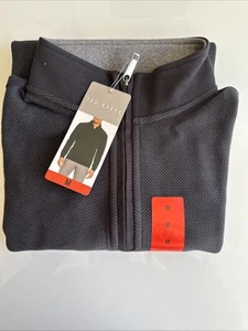 Ted Baker Mens 1/4 Zip Pullover Sweater Size Medium Black New With Tags - Picture 1 of 3