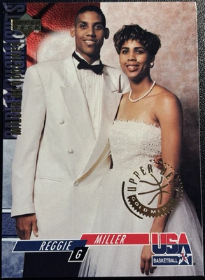 Tarjeta A21 1994 Upper Deck Gold Medal Miller Bloodlines Reggie & Cheryl Miller #38 Foto 1 de 2