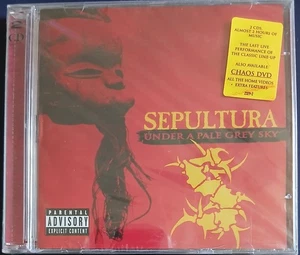SEPULTURA UNDER A PALE GREY SKY 2CD 28 TRACKS MADE IN BRAZIL + Hype sticker - Picture 1 of 3