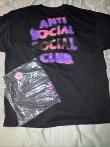 T-shirt colorata double face ASSC Anti Social Club nuova mai aperta taglia XL - Foto 1 di 3
