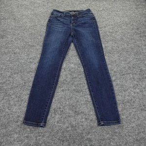 Judy Blue Jeans Womens 9/29 High Waist Dark Wash Hand Sand Skinny Denim Pants - Picture 1 of 11