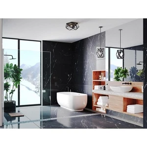 Progress Lighting Saucedo Collection 1-Light Architectural Bronze Modern Pendant - Picture 1 of 15