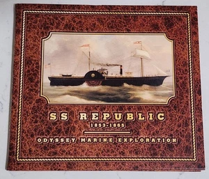 SS REPUBLIC 1853-1865 Odyssey Marine Exploration ( 2004 ) Booklet with CD - Picture 1 of 7