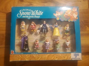 Walt Disney Snow White and the Seven Dwarfs Figure Set 65378 Mattel 2000 Vintage - Picture 1 of 11