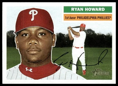 2005 Topps Heritage #89 Ryan Howard - Image 1 of 2