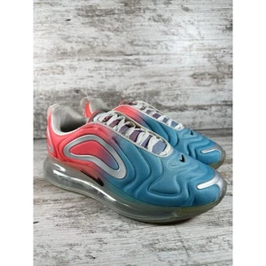 Women's Nike Air Max 720 Pink Sea/Lava Glow Blue Sneakers Sz 7.5 Athletic Gym - Picture 1 of 9