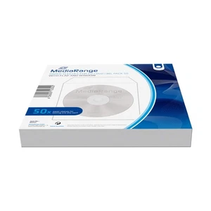 MEDIA RANGE-Mediarange Paper Sleeve na 1 dysk 50-pak NOWY - Zdjęcie 1 z 3