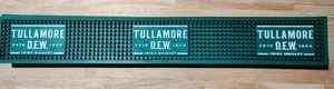 Estera de barra de goma verde whisky irlandés Tullamore Dew riel para derrames 2 pies - Imagen 1 de 4