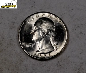1951-S Washington Quarter * Gem BU++ * 90% Silver * XQ501 - Picture 1 of 2