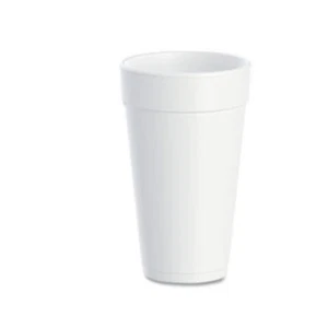DRC 32 Unzen Schaumstoffbecher - Weiß Isoliert Einweg Getränkebecher, 500er Pack (25/Tasche, - Bild 1 von 3