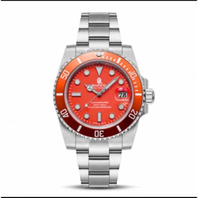 A BATHING APE 类型 1 BAPEX 橙色 2022 手表礼物 1I80-187-001 — 第 1/3 张图片