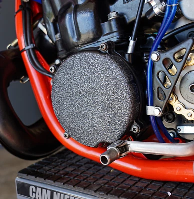 Protector de encendido negro Honda CR500 1984-2001 cubierta del volante cinta de agarre CR 500 500R Foto 1 de 2