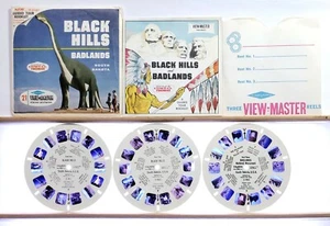 Black Hills / Badlands SD 3-reel Set A486 - Sawyers S6a View-Master Packet - Picture 1 of 5