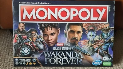 Monopoly Marvel Studios' Black Panther: Wakanda Forever Edition  (8yrs+)  NEW - Image 1 of 2