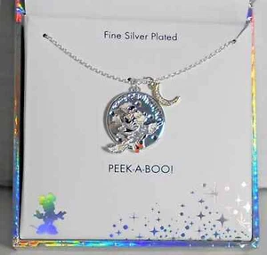 Disney Minnie Mouse Witch Halloween Totally Bewitching Peek-A-Boo Necklace NIB - Picture 1 of 1