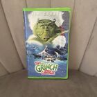 Dr.Seuss How The Grinch Stole Christmas VHS Clamshell Video Tape 2000 Jim Carrey