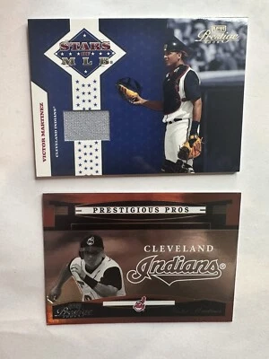 Victor Martinez 2005 Playoff Prestige Stars MLB Jersey /100 SSP  Prestigious Pro - Image 1 of 2