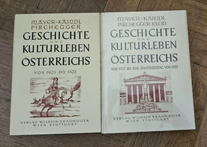 Mayer-Kaindl, Pirchegger: Geschichte und Kulturleben Österreichs, 2 Bände - Bild 1 von 9