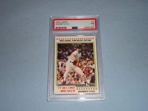 Carta Baseball 1978 Topps Sparky Lyle #2 PSA grado 7 quasi nuova 84687409 - Foto 1 di 2