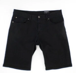 Buffalo David Bitton Evan-X Men's Shorts 38 (39" measured) Black Stretch Denim - Picture 1 of 9