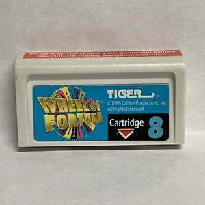 Vintage 1996 Tiger Electronics Wheel Of Fortune Hand Held Game Cartridge #8 - Picture 1 of 3