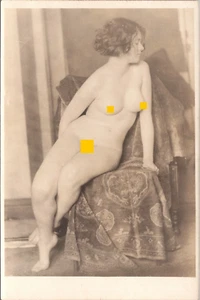 Victorian Era Risque Nude Photo Woman Pose c1900 Original - Picture 1 of 4