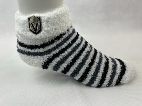 Las Vegas Golden Knights Fuzzy Cuff Striped Socks Cover
