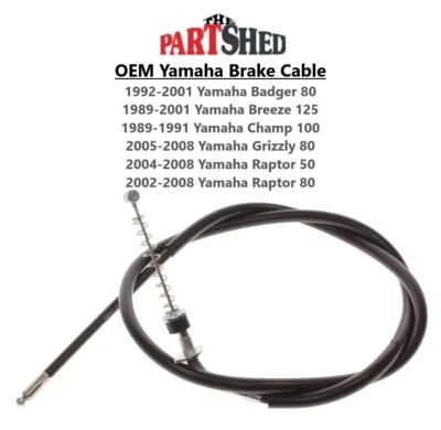 Yamaha Raptor 50 80 Brake Cable Grizzly 80 Breeze 125 Badger 80 Champ 100 Cable - Image 1 of 4