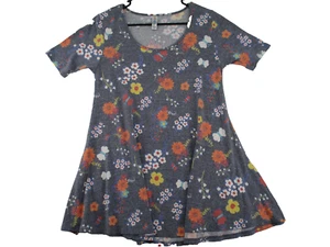 Lularoe Perfect Tee Women's XXS Floral Butterfly Vintage Style Tunic Shirt Dress - Picture 1 of 11