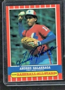*ANDRES GALARRAGA*  1987 Fleer All-Stars Hand-Signed Auto  MONTREAL EXPOS - Picture 1 of 1
