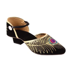 Indian Handmade Shoes Embroidered Women Khussa Girls Women jutti - Picture 1 of 5