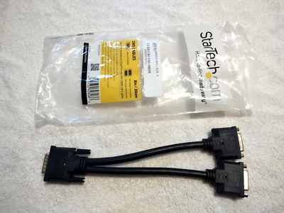 StarTech Dell HP VIDEO CARD SPLITTER CABLE DMS-59 TO DUAL FEMALE DMS 59 Cable - Image 1 of 4