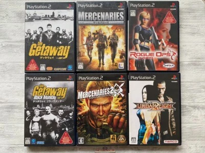 SONY PS2 The Getaway & Mercenaries &  Rogue Ops & Urban Reign set from Japan - Image 1 of 4