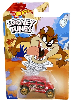 Hot Wheels Looney Tunes Тасманский дьявол Rockster длинная карта новый запечатанный - Изображение 1 из 4