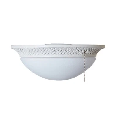 HARBOR BREEZE 11"  Tilghman II 2 -Light White LED Ceiling Fan Light Kit - NEW! - Image 1 of 4