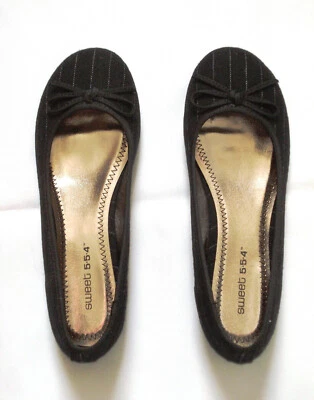 Pisos de ballet Journeys negros con arco (talla 6,5) - ¡NUEVOS con caja! ¡Súper lindo!! Foto 1 de 3